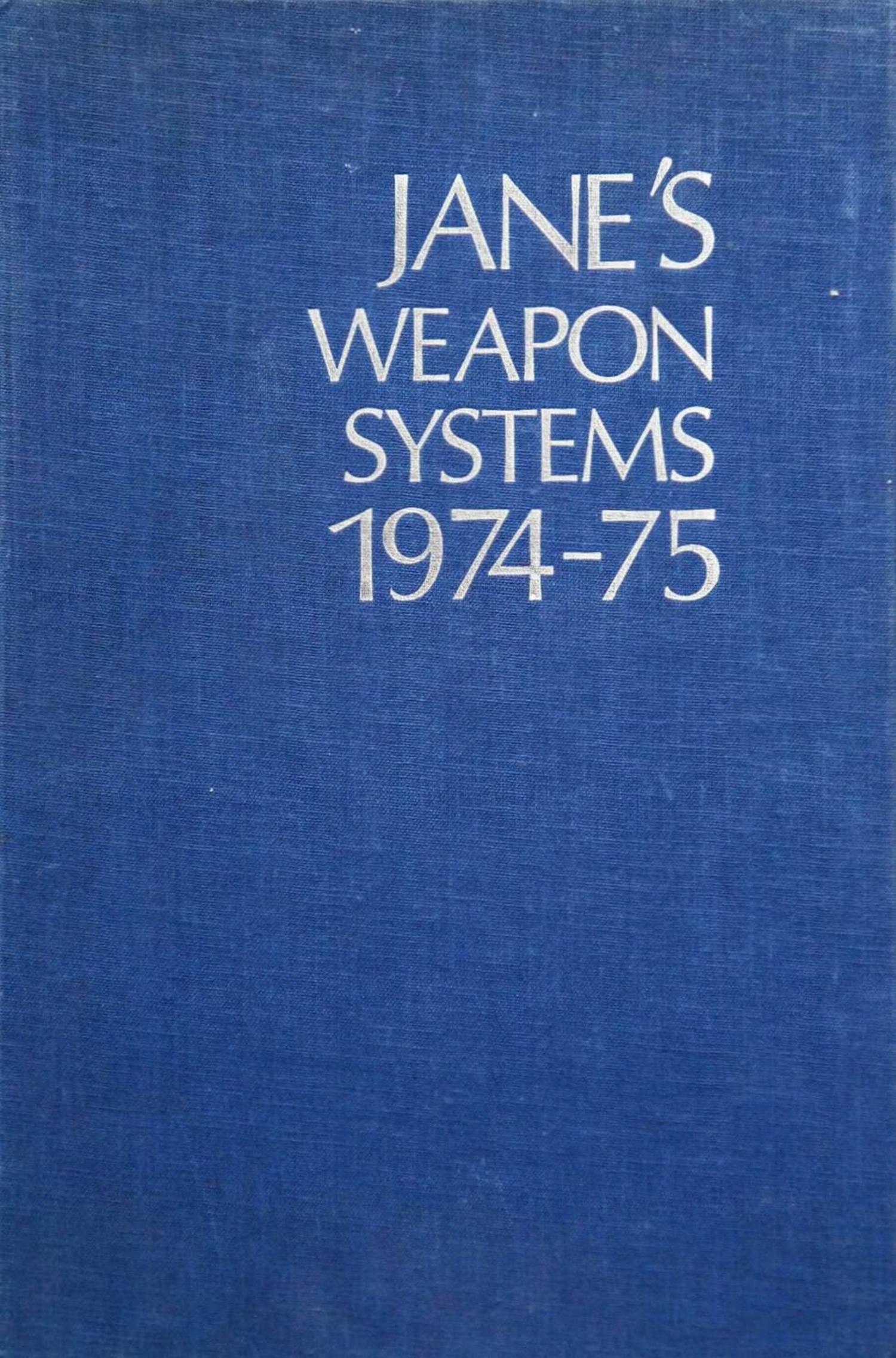 Jane's Weapon Systems,1974-75 : Free Download, Borrow, and