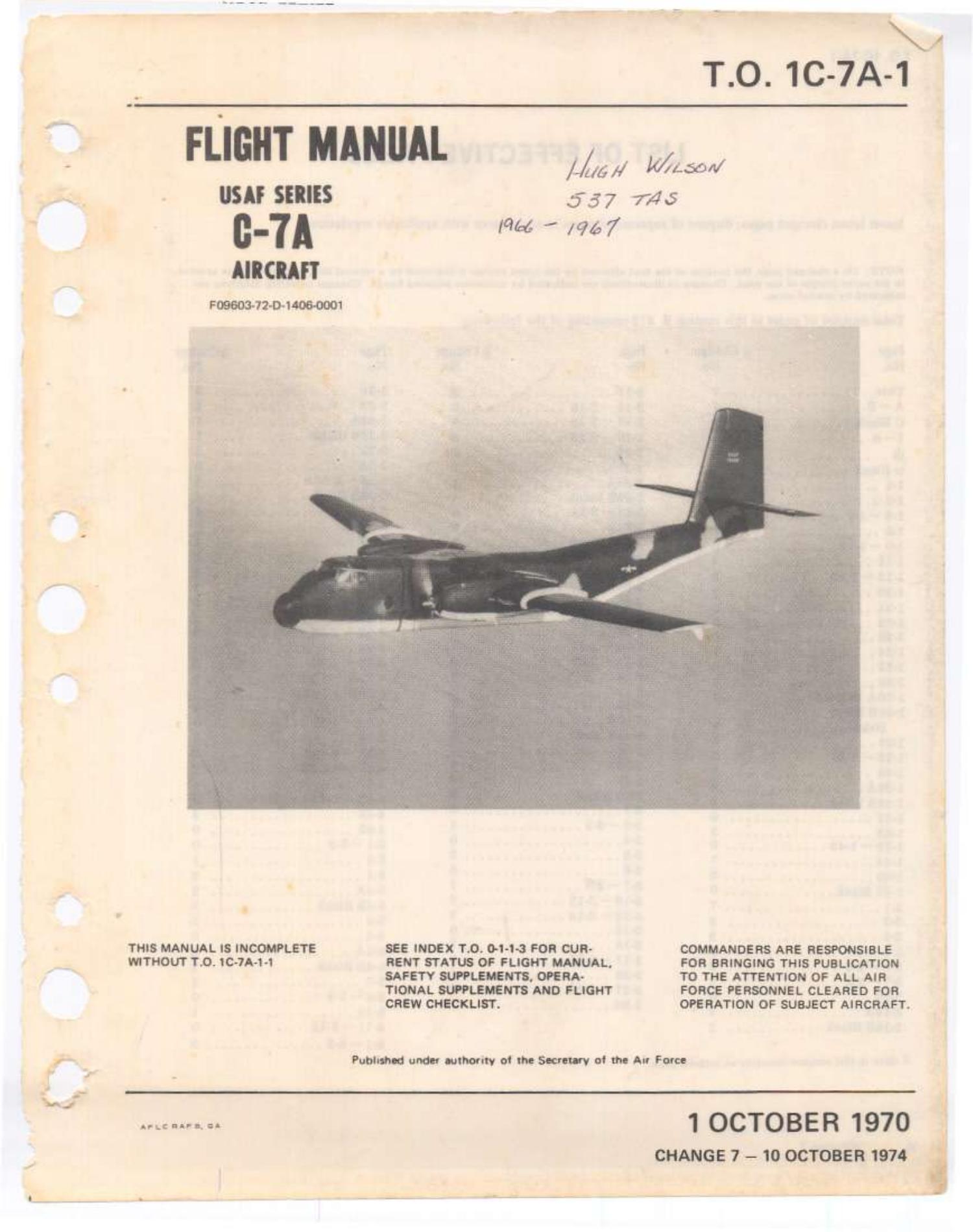 De Havilland Canada C-7A Caribou Flight Manual.pdf | Docdroid