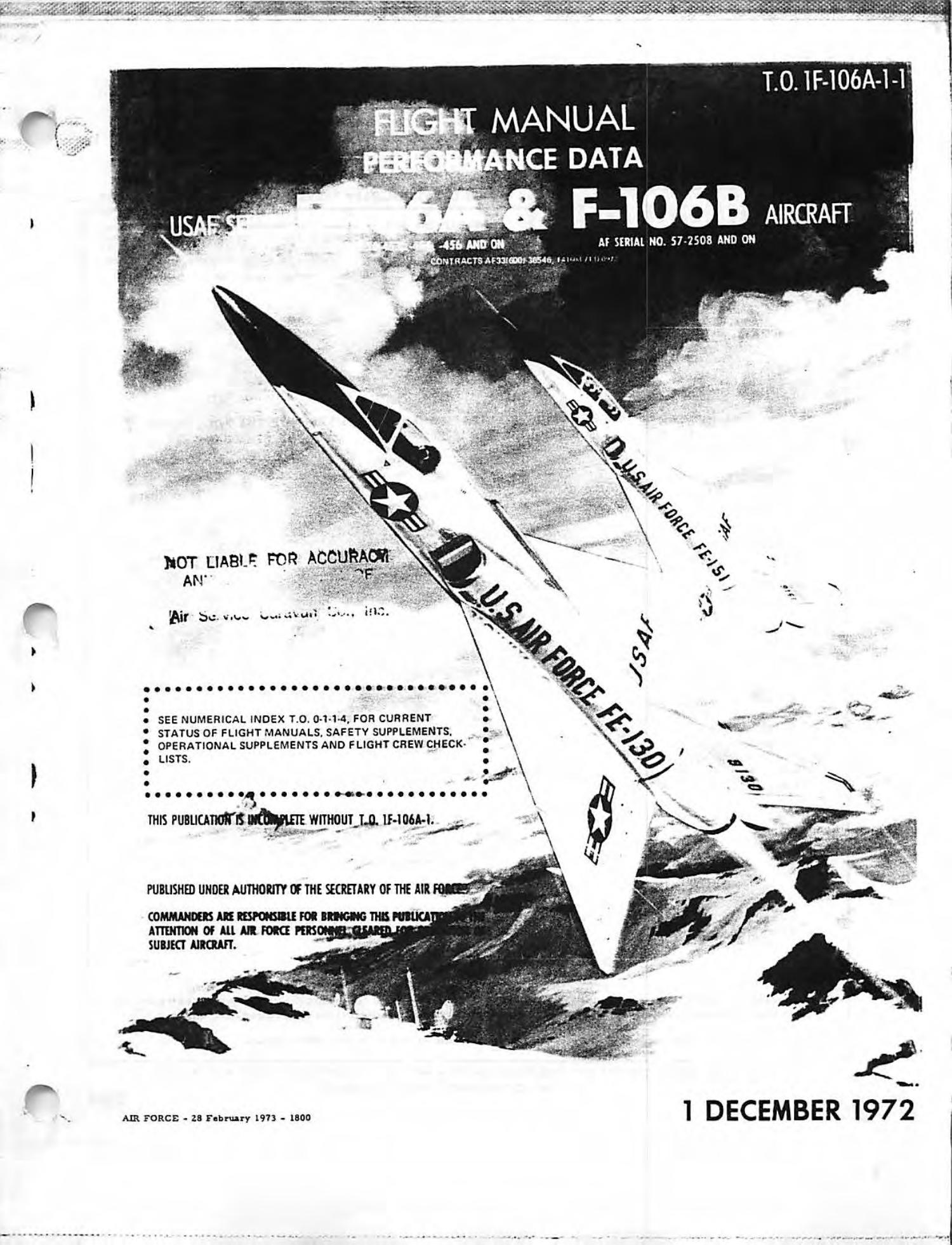 Convair F-106AB Flight Manual.pdf | DocDroid