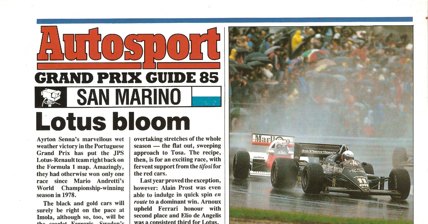 grand prix tv guide