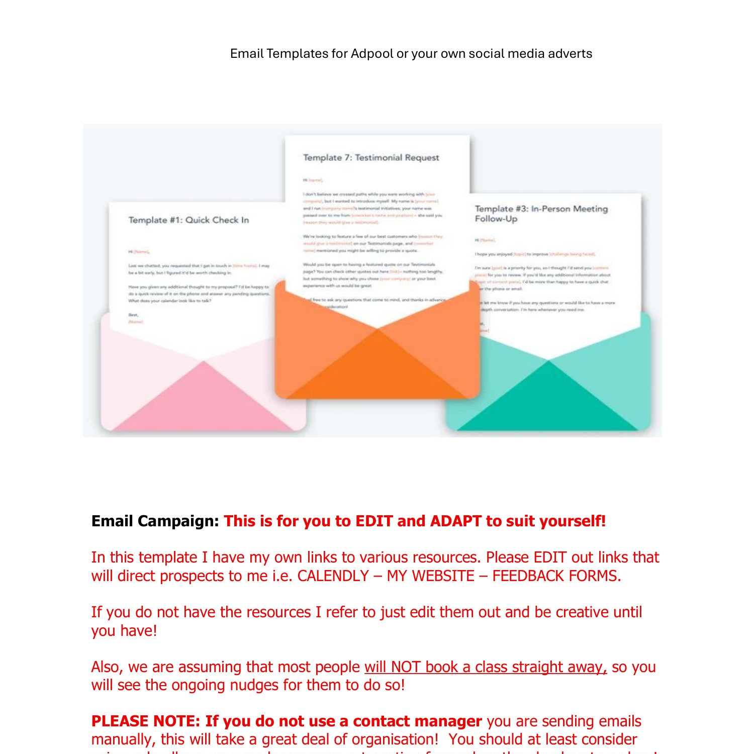 Ad Pool Email Template.docx | DocDroid