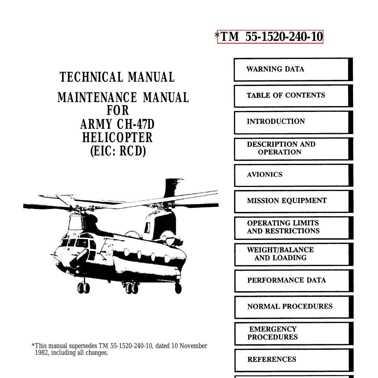 Army CH-47D Maintenance Manual.pdf | DocDroid