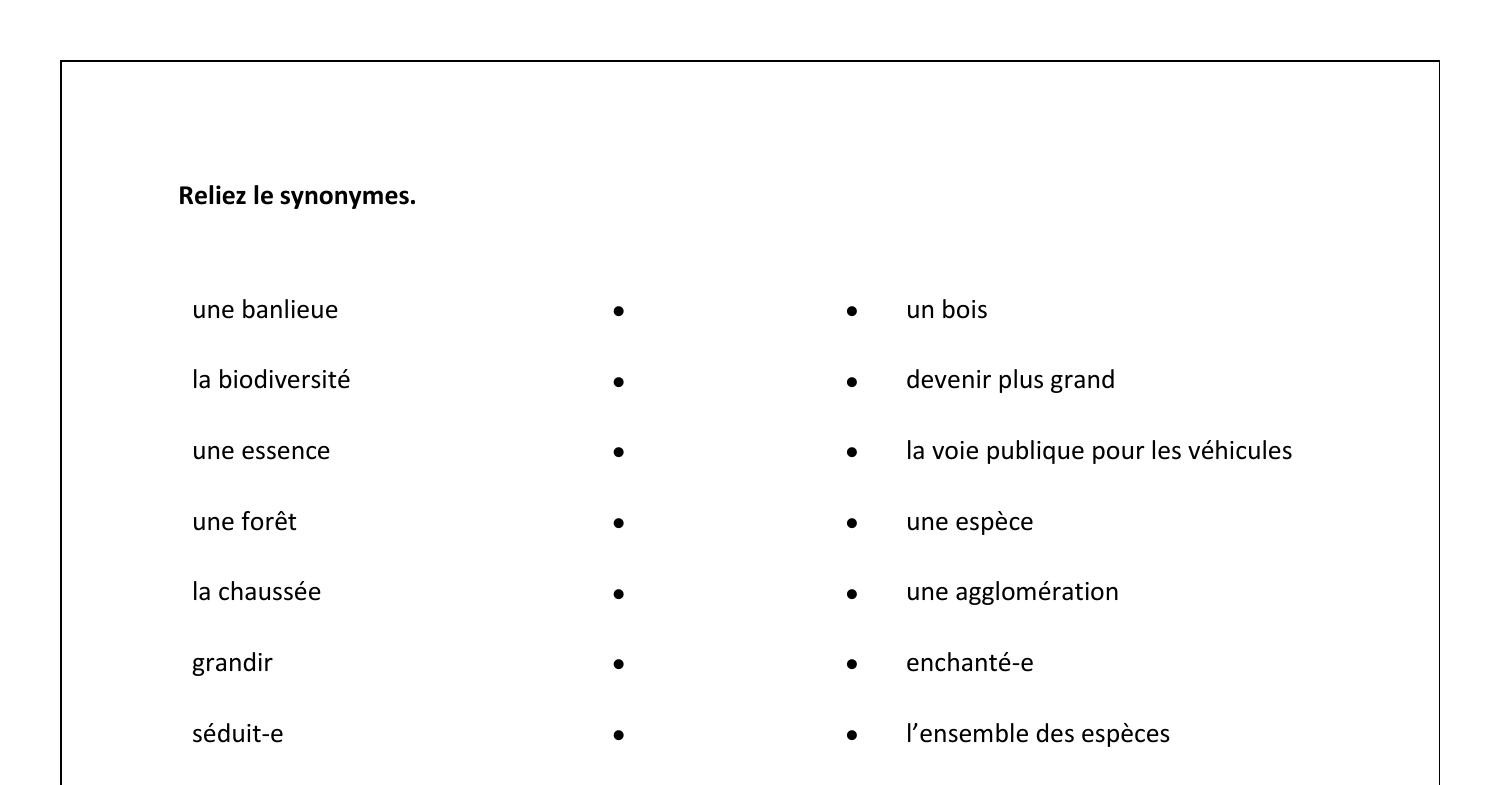 synonymes essayer de comprendre